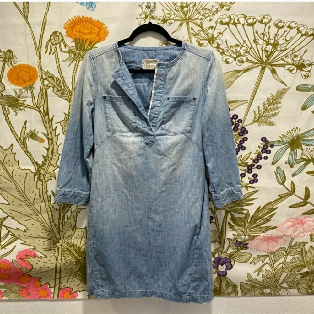 Current/Elliott Sz 1 Chambray Dress